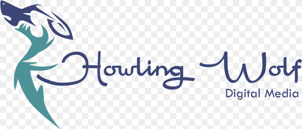 Howling Wolf Digital Media Calligraphy, Logo Free Transparent Png