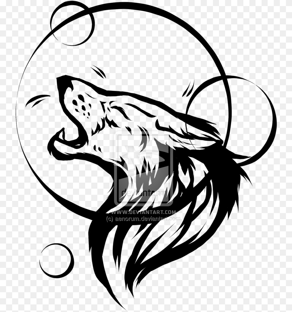 Howling Wolf Head Tattoo Design Tattoo Designs No Background, Logo Png Image