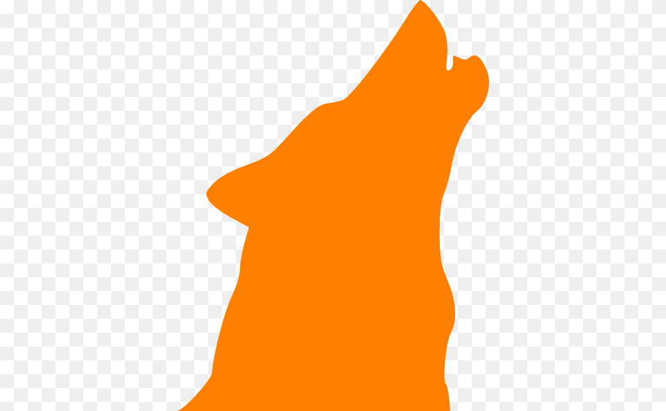Howling Wolf Orange Clip Art, Adult, Female, Person, Woman Free Png Download