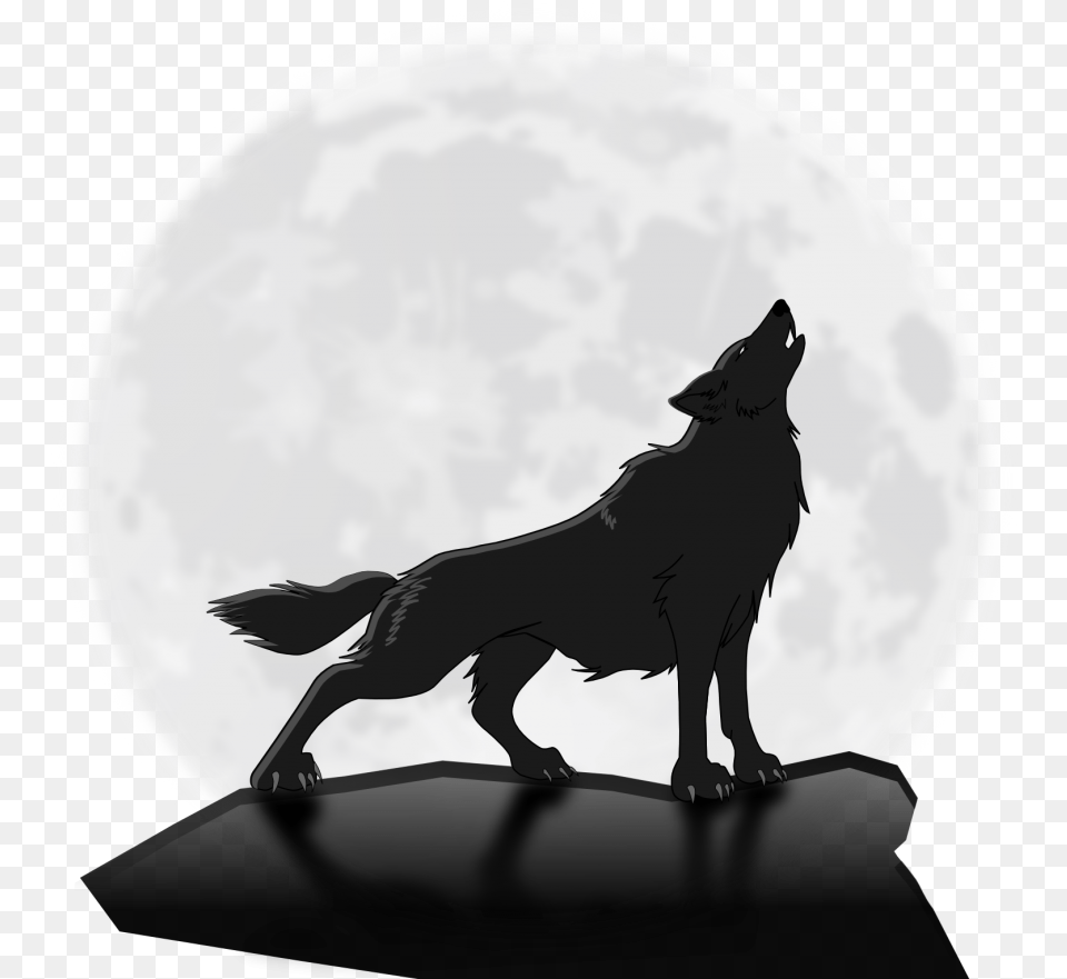 Howling Wolf Transparent Download Howling Transparent Wolf, Animal, Mammal, Silhouette, Coyote Png