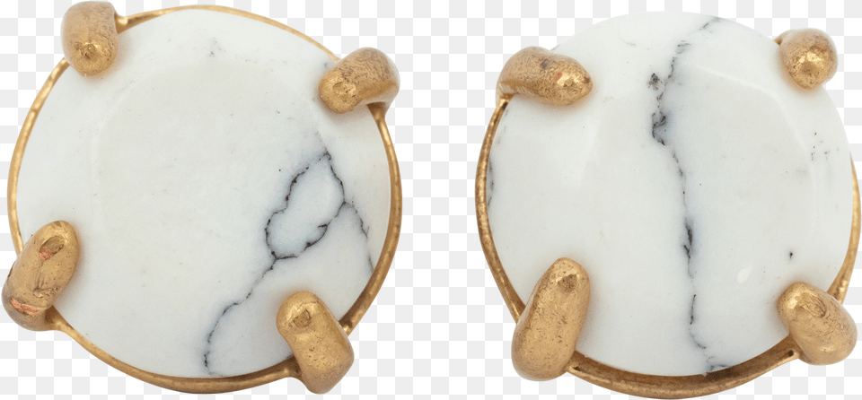 Howlite Studs Earrings, Accessories, Jewelry, Cuff Png