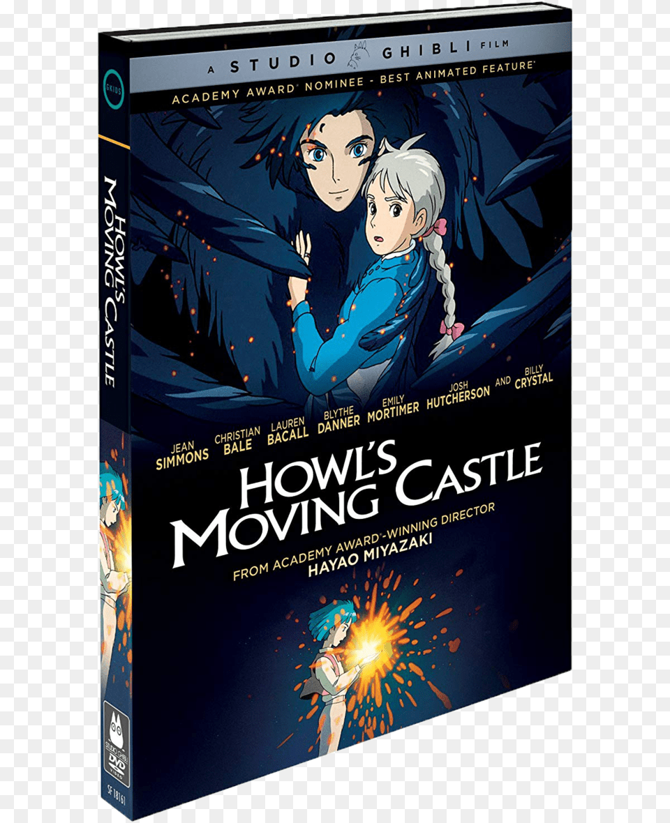 Howls Moving Castle Dvd, Book, Publication, Person, Face Free Png