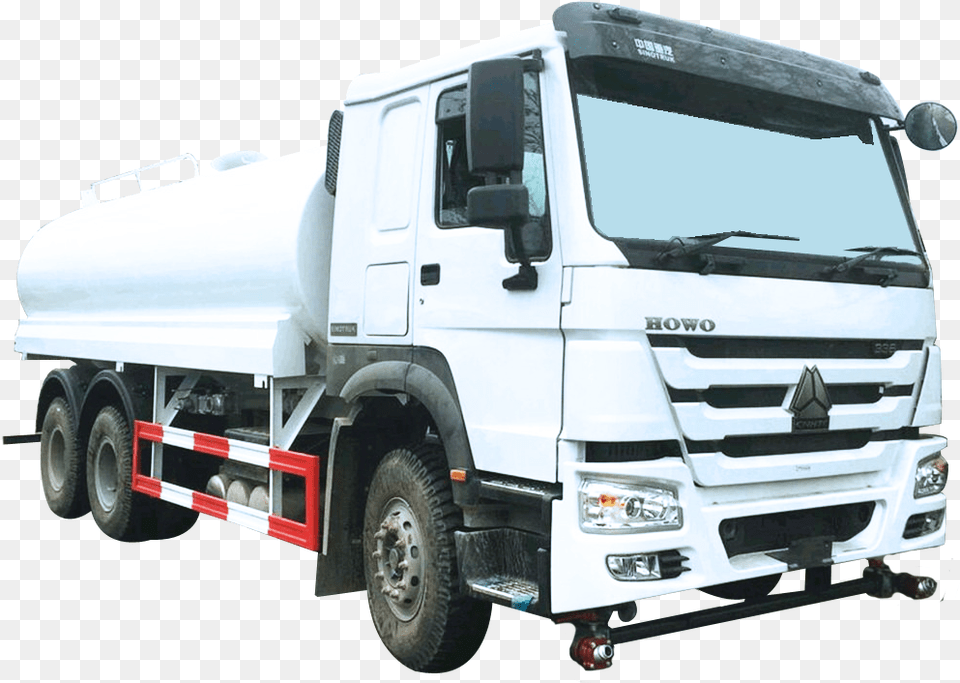 Howo Liter Water Truck With Fire Truck Water Trailer Truck, Trailer Truck, Transportation, Vehicle, Machine Png