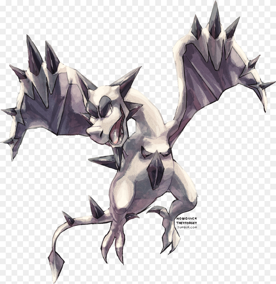 Howquick Theyforget Tumblr Aerodactyl Fanart, Art, Accessories, Ornament, Animal Free Png Download