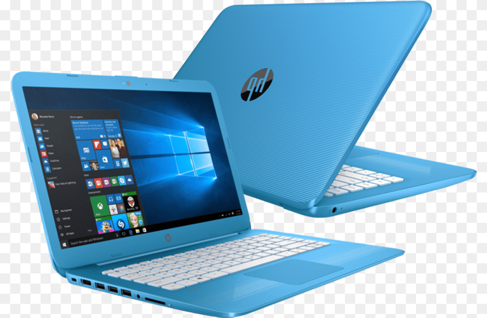 Hp 14quot Stream 14 Ax010nr Notebook Aqua Blue, Computer, Pc, Laptop, Electronics Png Image