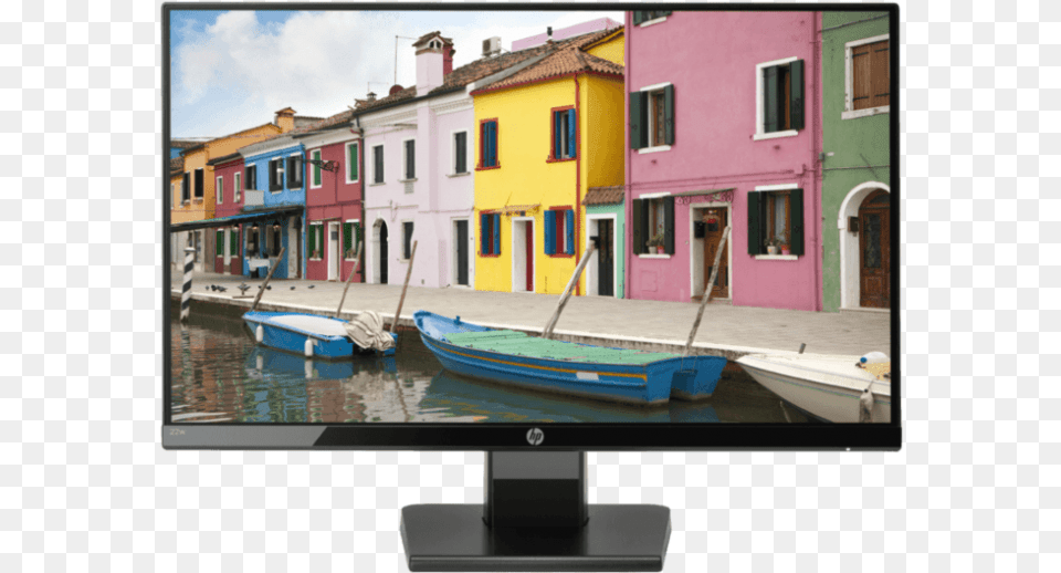 Hp 22w 215 Inch Led Monitor, Waterfront, Water, Tv, Screen Free Transparent Png