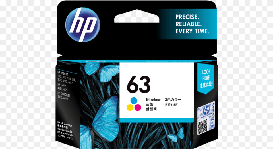 Hp 803 Colour Cartridge, Text, Qr Code Png Image