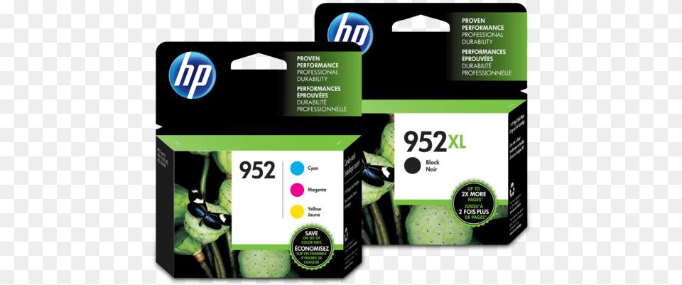 Hp 952xl952 High Yield Black And Standard Color Ink Hp, Advertisement, Poster, Text, Paper Free Png