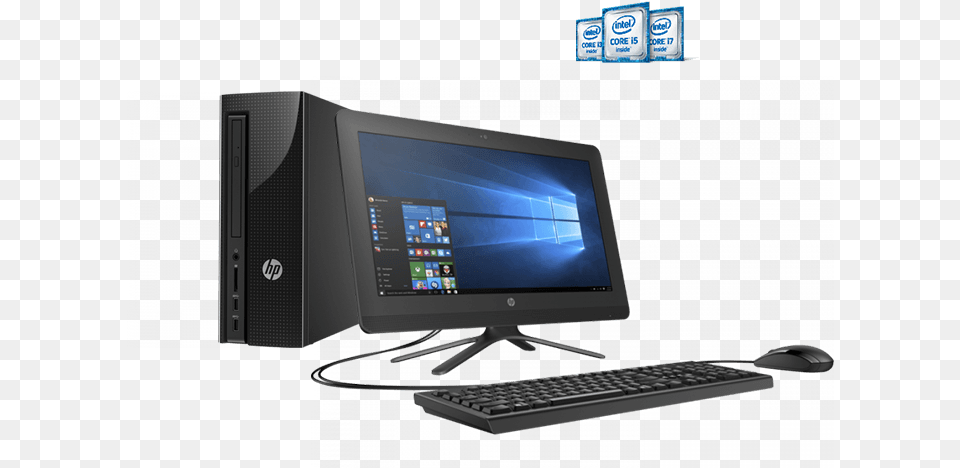 Hp Desktop Hp All In One 20, Computer, Pc, Electronics, Hardware Free Png Download