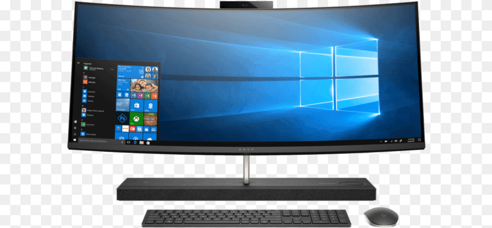 Hp Envy Curved All In One, Computer, Pc, Monitor, Hardware Free Png
