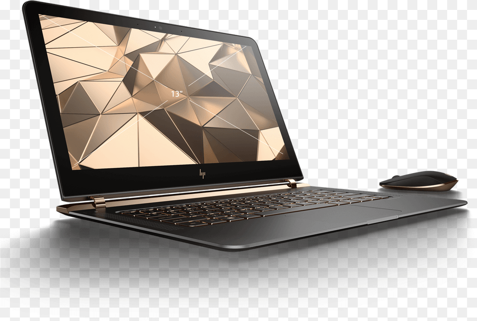 Hp Laptop Transparent Image Hp Spectre X360 Black And Copper, Computer, Electronics, Pc, Computer Hardware Free Png Download