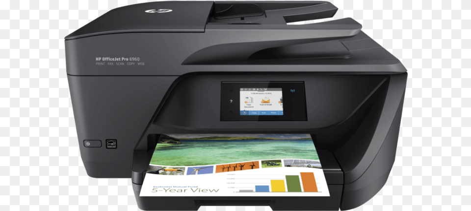 Hp Officejet Pro 6960 All In One Printer, Computer Hardware, Electronics, Hardware, Machine Free Png Download