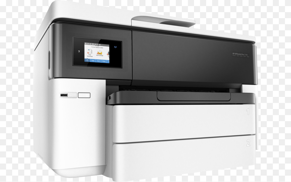 Hp Officejet Pro 7740 Wide Format All In One Printer, Computer Hardware, Electronics, Hardware, Machine Png