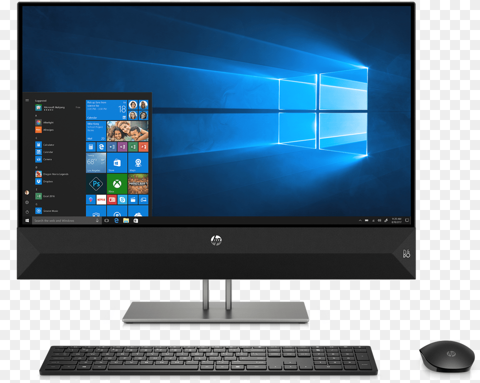 Hp Pavilion All In One 27, Computer, Pc, Electronics, Desktop Free Png