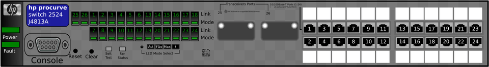 Hp Procurve Switch 24 Ports Clip Arts Electronics, Computer Hardware, Hardware Free Transparent Png