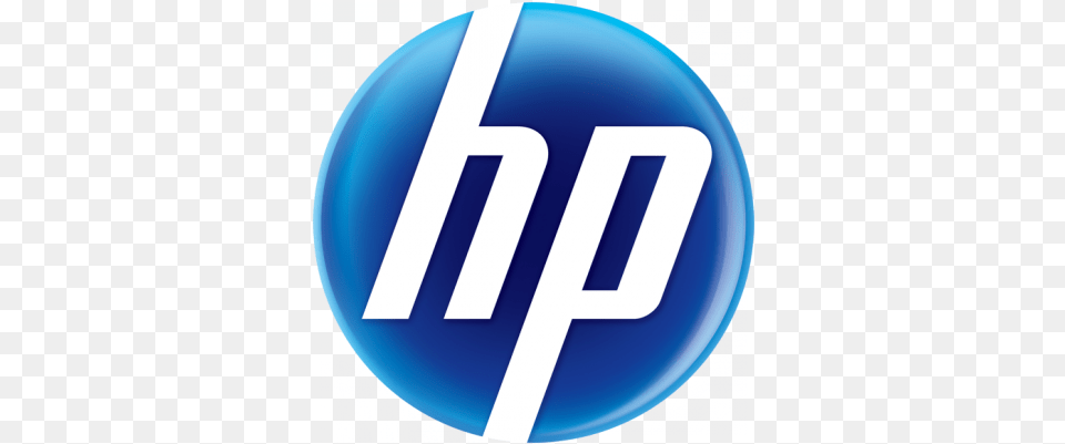 Hp Puts Arm Second Once Again Hewlett Packard Logo, Badge, Symbol, Disk Free Transparent Png