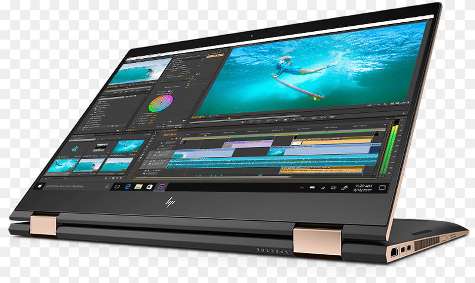 Hp Spectre X360 Hp Spectre X360 Vega M, Computer, Electronics, Laptop, Pc Free Png Download