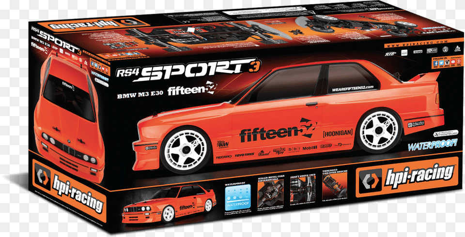 Hpi Rs4 Sport 3 Bmw M3 E30 Rtr Hpi Rs4 Sport 3 Bmw M3, Alloy Wheel, Vehicle, Transportation, Tire Free Png