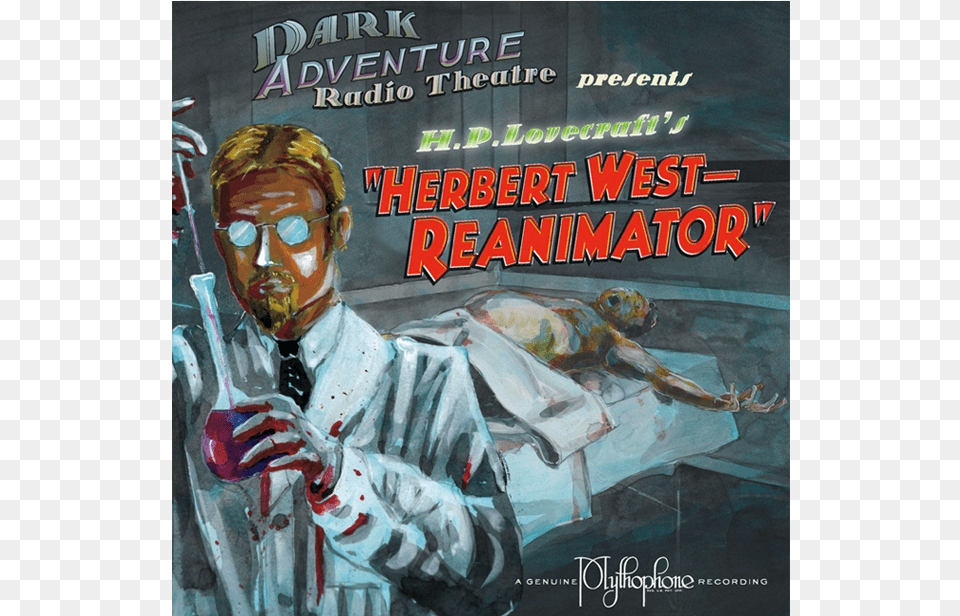 Hplhs Broadcasting Group Herbert West Reanimator, Art, Painting, Book, Person Free Png Download