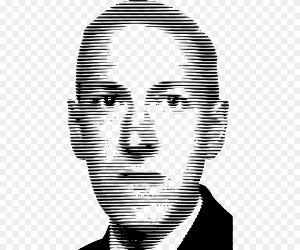 Hplovecraft Ritratto Incisione, Gray Png Image