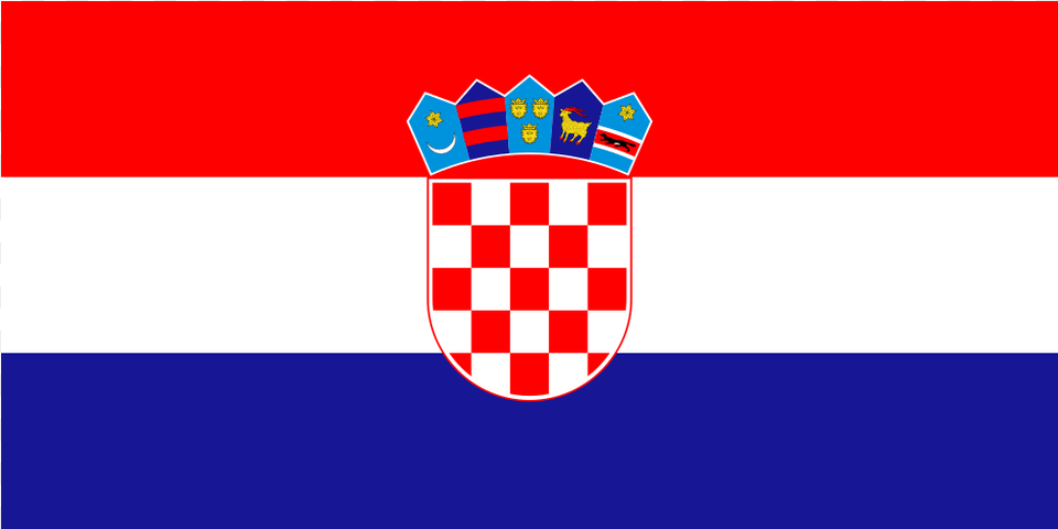 Hr Croatia Flag Icon Croatia Flag To Color Png
