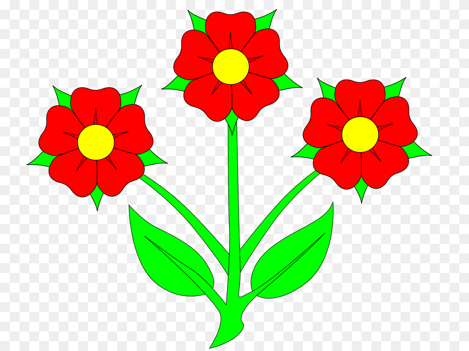 Hraldique Meuble 3 Roses Clipart, Anemone, Art, Floral Design, Flower Png