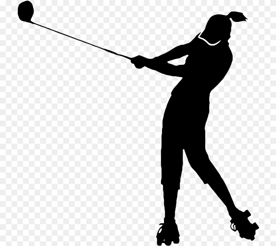 Hrd Golf Lady Clip Art Lady Golfer, Silhouette, Lighting Free Transparent Png