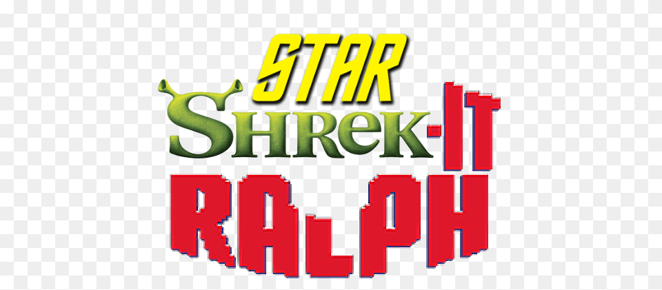 Hrek Ralph Princess Fiona Text Star Shrek It Ralph, Logo, Dynamite, Weapon Free Png