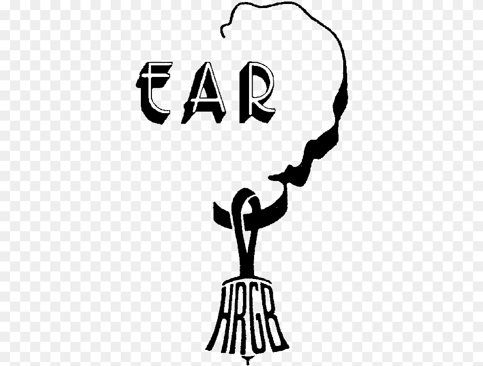 Hrgb Ear, Stencil, Cutlery, Fork, Silhouette Png Image