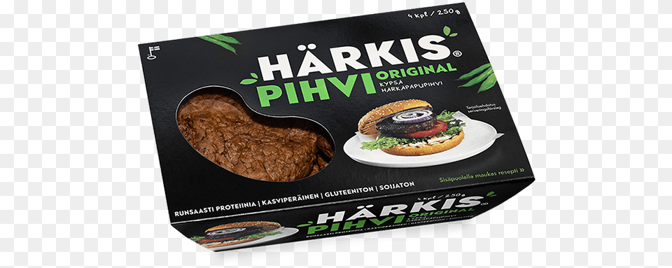 Hrkis Original Patties Tex Mex, Advertisement, Poster, Burger, Food Png Image