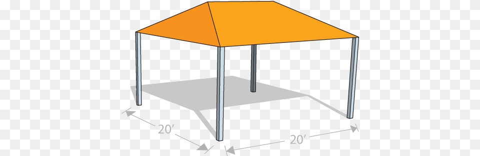 Hs 2020 Hip Shade Structure Tenshon, Outdoors, Canopy, Crib, Furniture Free Transparent Png