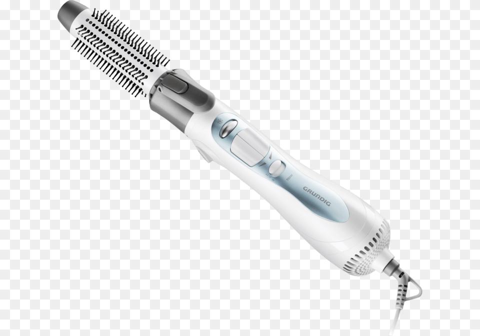 Hs Grundig Hs 6520 Warm Hair Styler 700w 18m Bluewhite, Electrical Device, Microphone, Blade, Device Png Image