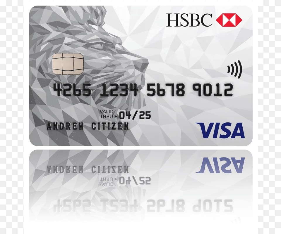 Hsbc Credit Card Uae, Text, Credit Card, Document Free Png