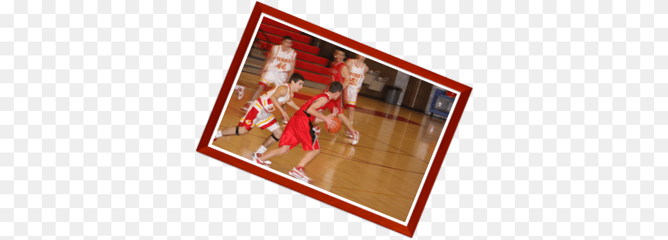 Hse Jv Charminade 12 29 09 Basketball Basketball, Person, People, Flooring, Floor Free Transparent Png