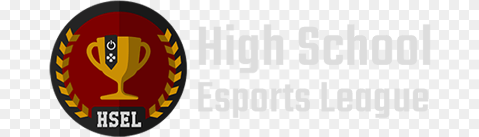 Hsel Logo Horz Text Grey 800px High School Esports League, Scoreboard, Cup, Symbol, Emblem Free Png Download