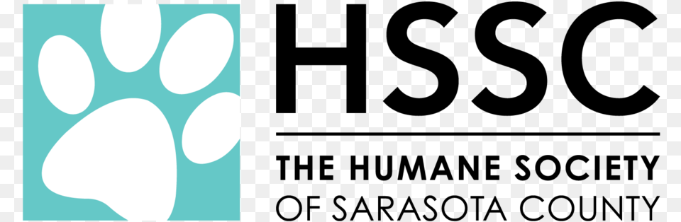 Hssc Logo Teal Box White Paw Black Text Cmyk No Background Humane Society Sarasota, Outdoors, Nature Free Png