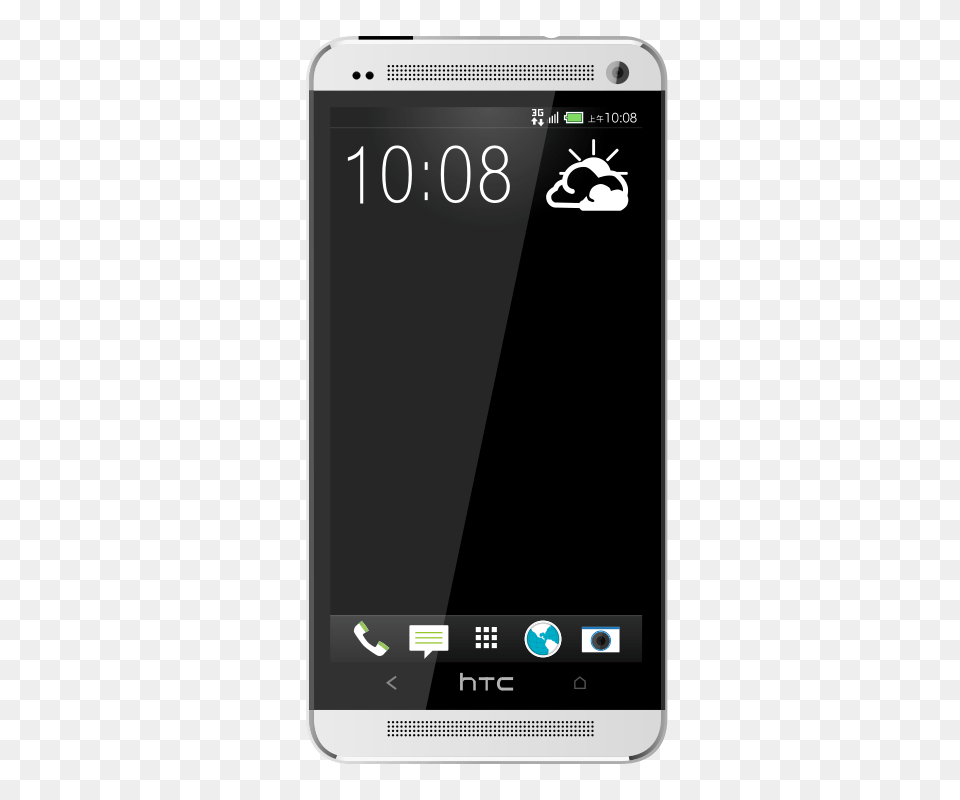 Htc One Silver, Electronics, Mobile Phone, Phone Free Transparent Png