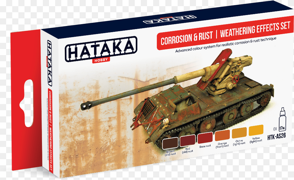 Htk As26 Corrosion Amp Rust Hataka Paint Sets, Armored, Military, Tank, Transportation Png Image