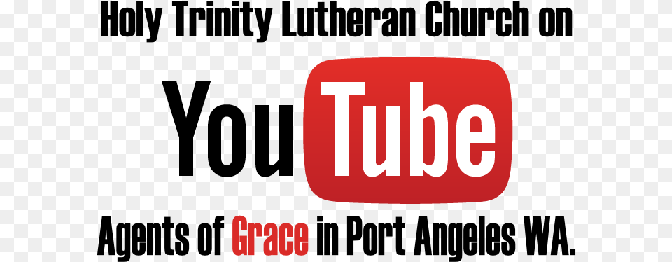 Htlc Youtube Logofullcolor Holy Trinity Lutheran Church Vertical, Logo, Food, Ketchup Free Transparent Png