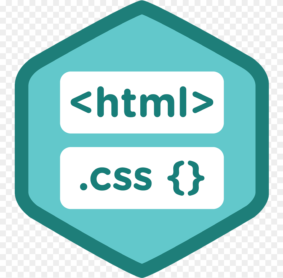 Html Css Icon Html Css Logo, Sign, Symbol, Road Sign Free Png Download