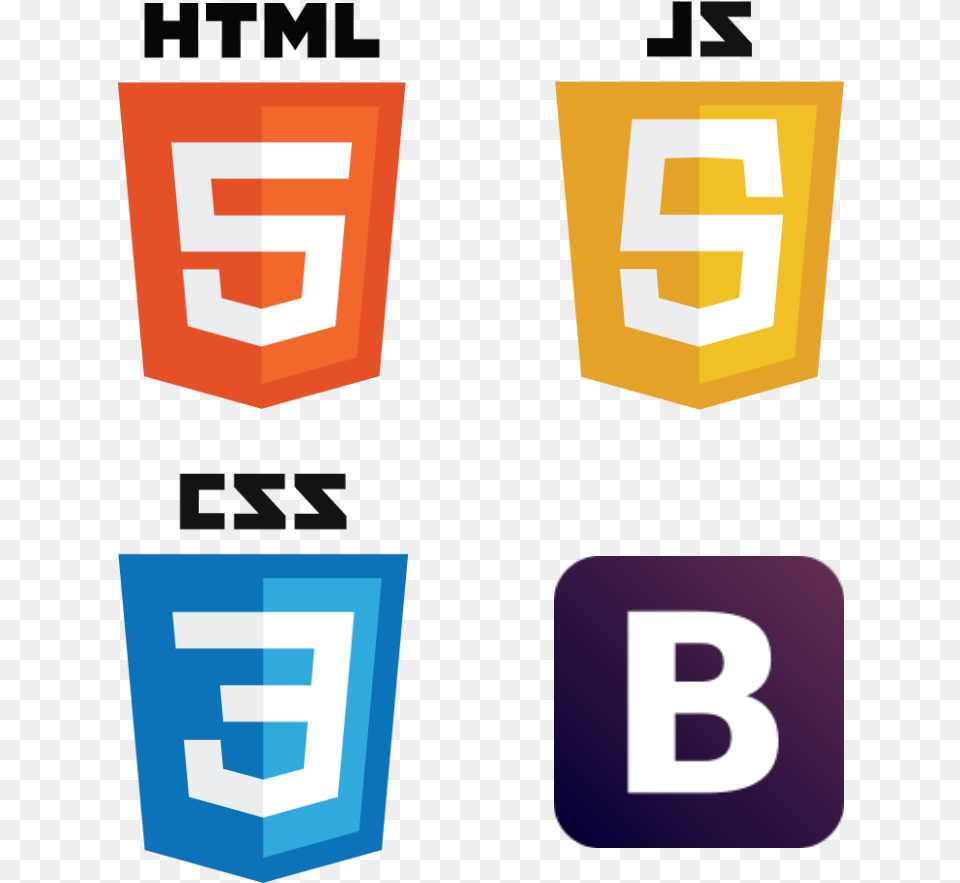 Html Css Js Bootstrap, Logo, Text, Symbol Png