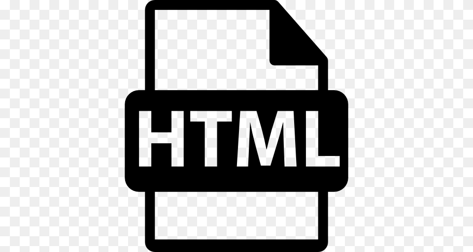 Html Extension Interface Symbol, Stencil, Text Png