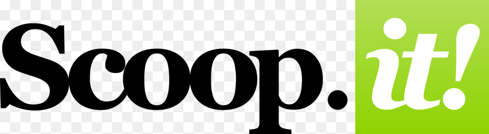 Http Blog Scoop Scoop It Big Black Scoop It Logo, Green, Symbol, Text Png Image