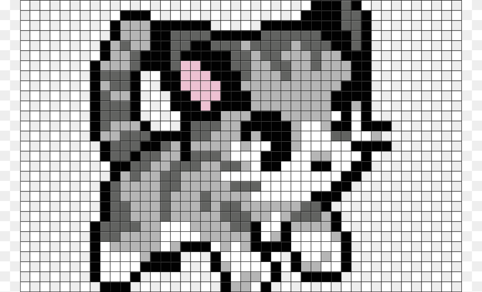 Http Cdn Shopify Pixel Art Pixel Art Kitten Kitten Pixel Art, Pattern, Graphics, Qr Code Free Png