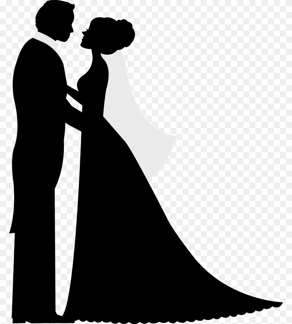 Http Danimfalcao Minus Commrxrdpuzqfjht Bride Wedding Couple Silhouette, People, Person, Weapon, Animal Free Png Download