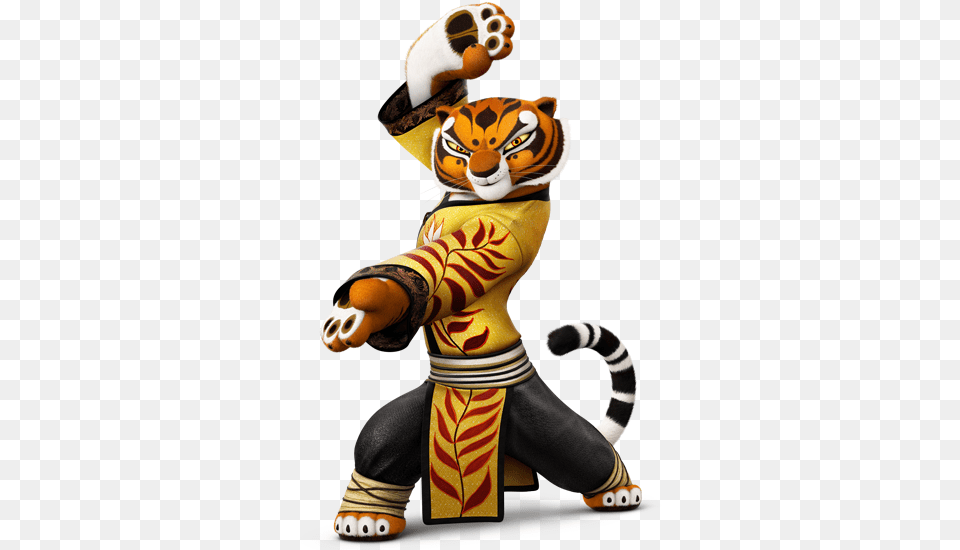 Http Dreamworks Kungfu Panda, Figurine, Animal, Mammal, Tiger Free Png Download