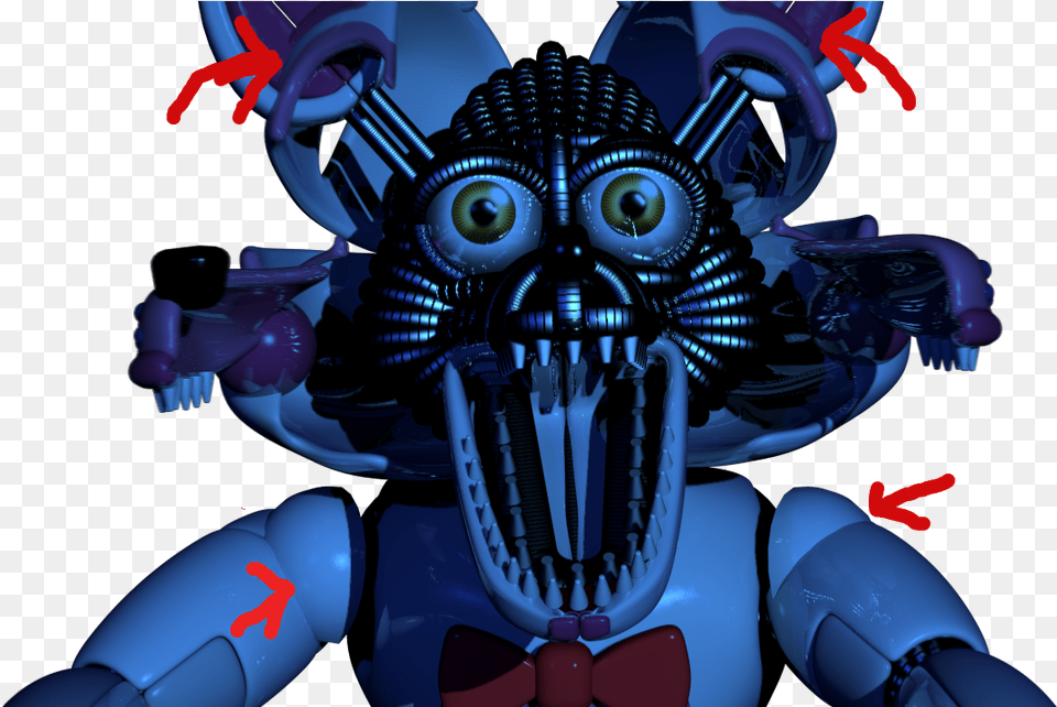 Http I Imgur Com2yrtecn Fnaf Sister Location Funtime Foxy Jumpscare, Robot, Aircraft, Airplane, Transportation Free Png