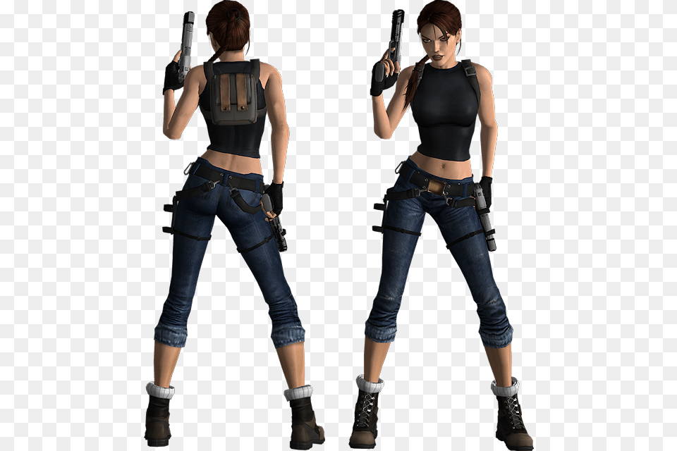 Http I Imgur Comgj86n Modern Assassin Outfit Female, Jeans, Clothing, Weapon, Firearm Free Transparent Png