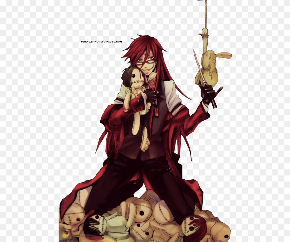 Http I51 Tinypic Comi69ggk Kuroshitsuji Grell Sutcliff, Publication, Book, Comics, Adult Free Png