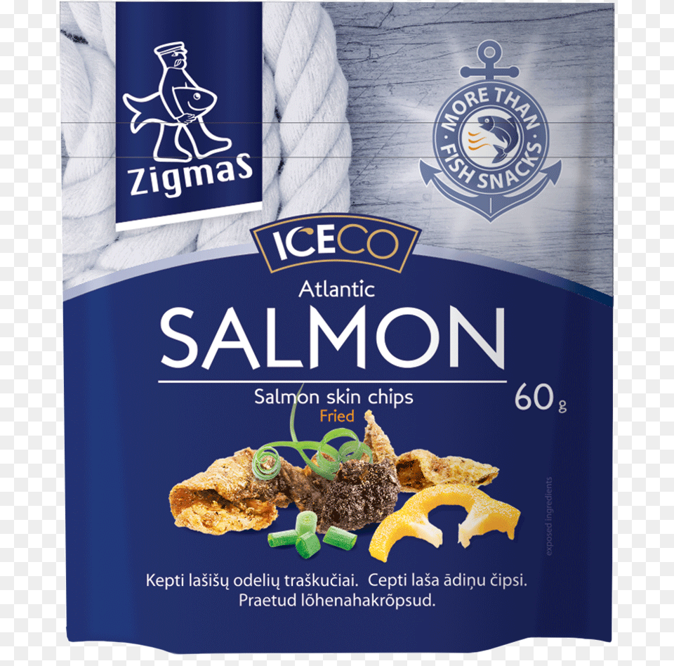 Http Icecofish Comwp Fried Salmon Skin Basmati, Advertisement, Poster, Baby, Person Free Png Download